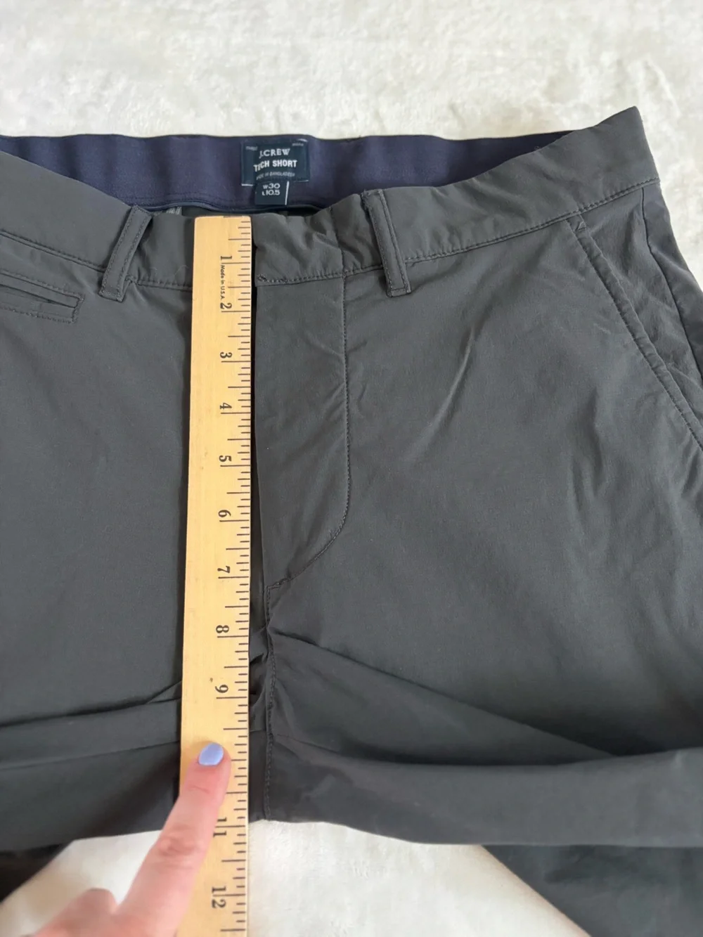 J. Crew Tech Short Re-Imagined Charcoal Gray Classic Summer Golf Mens Size 30